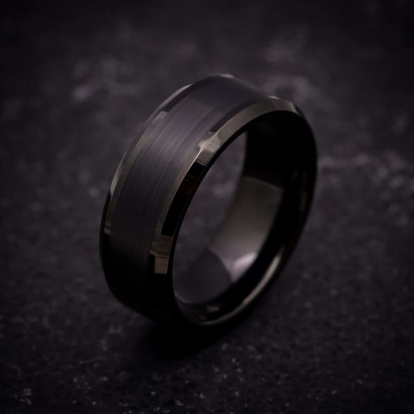 Black Tungsten Ring