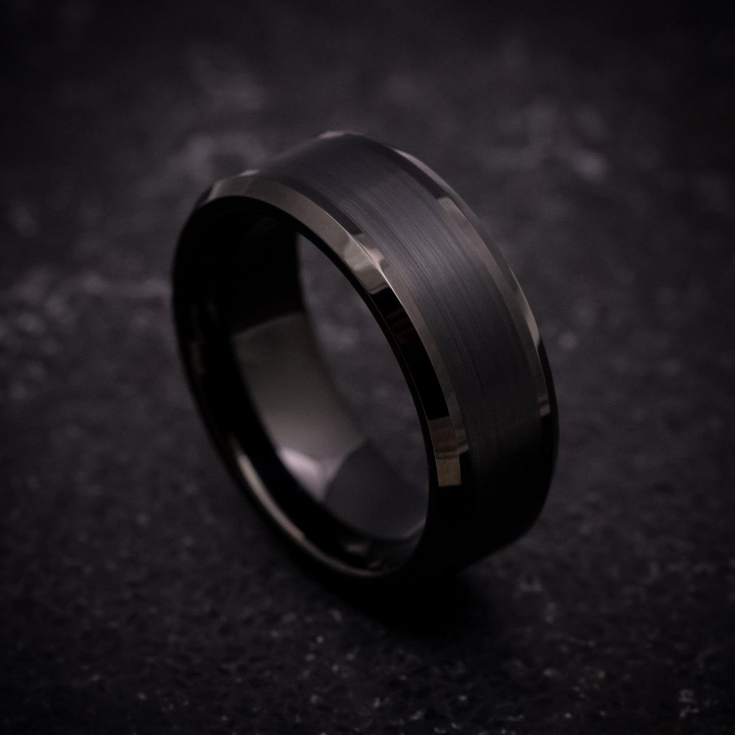 Black Tungsten Ring