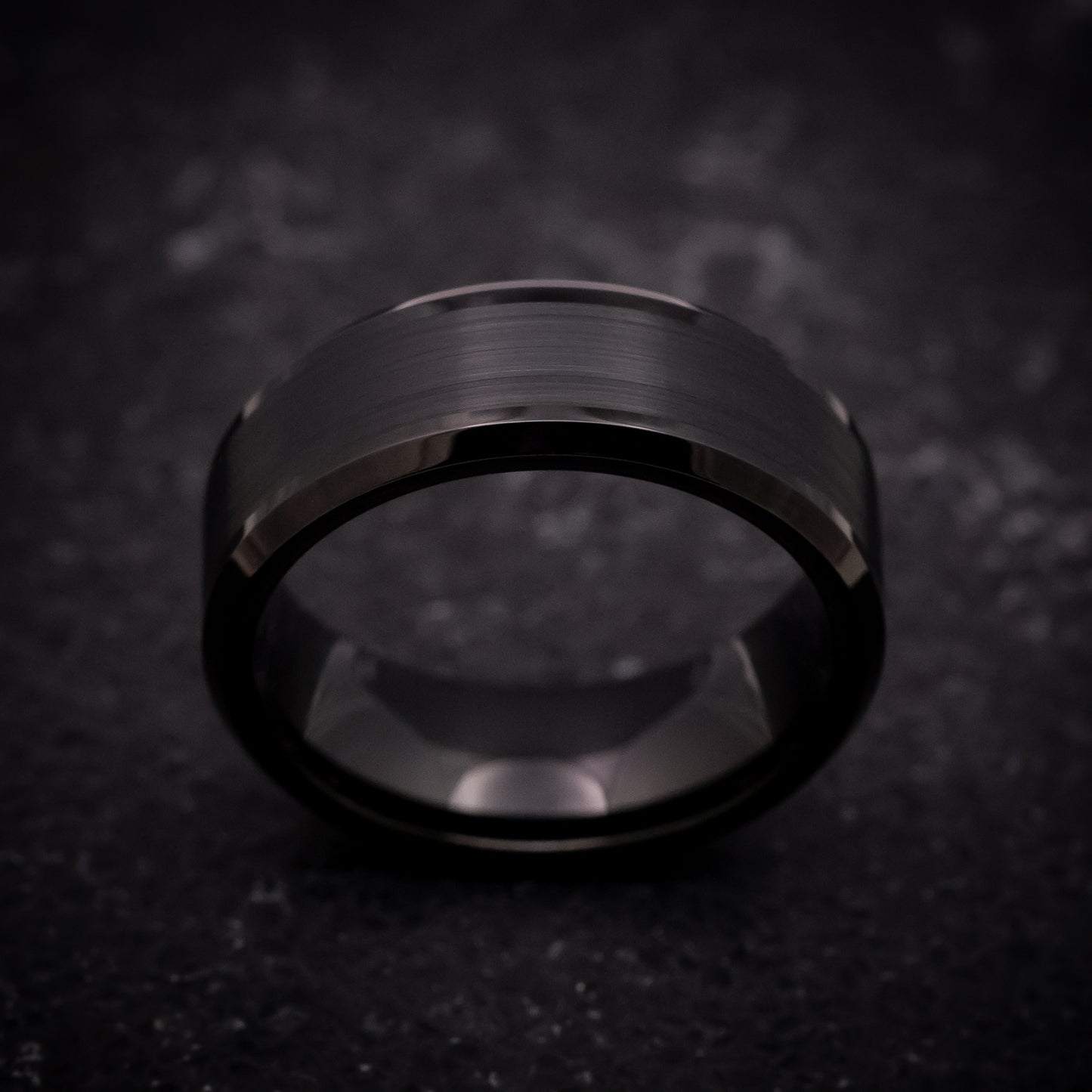 Black Tungsten Ring