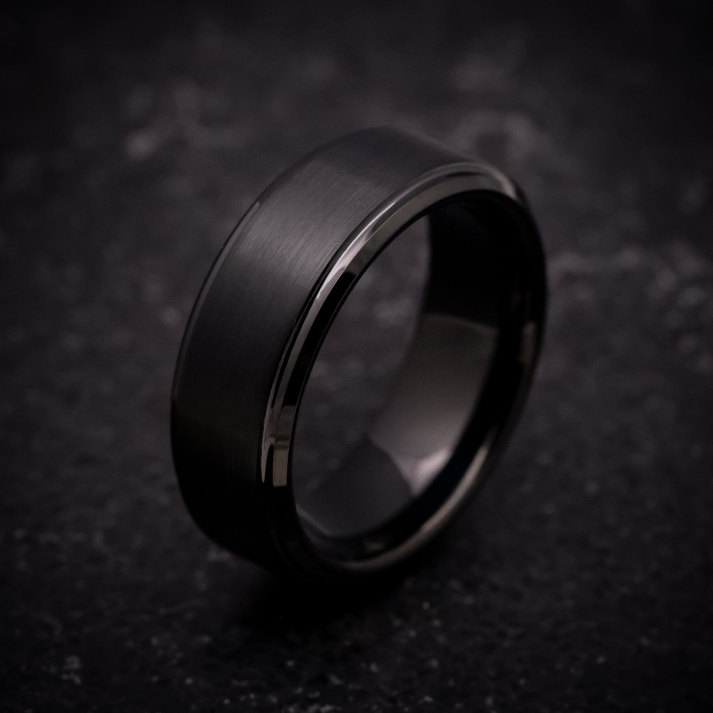 Black Tungsten Ring