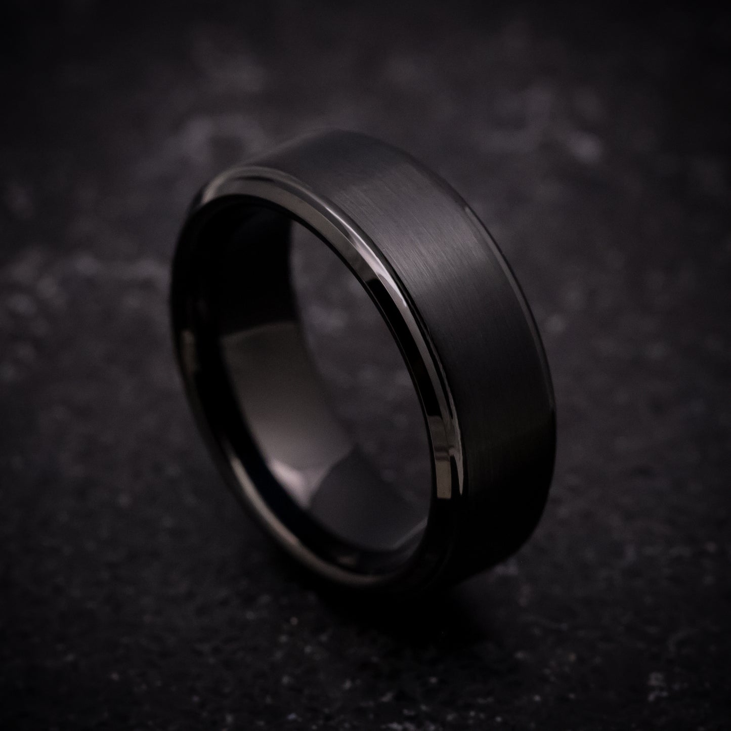 Black Tungsten Ring