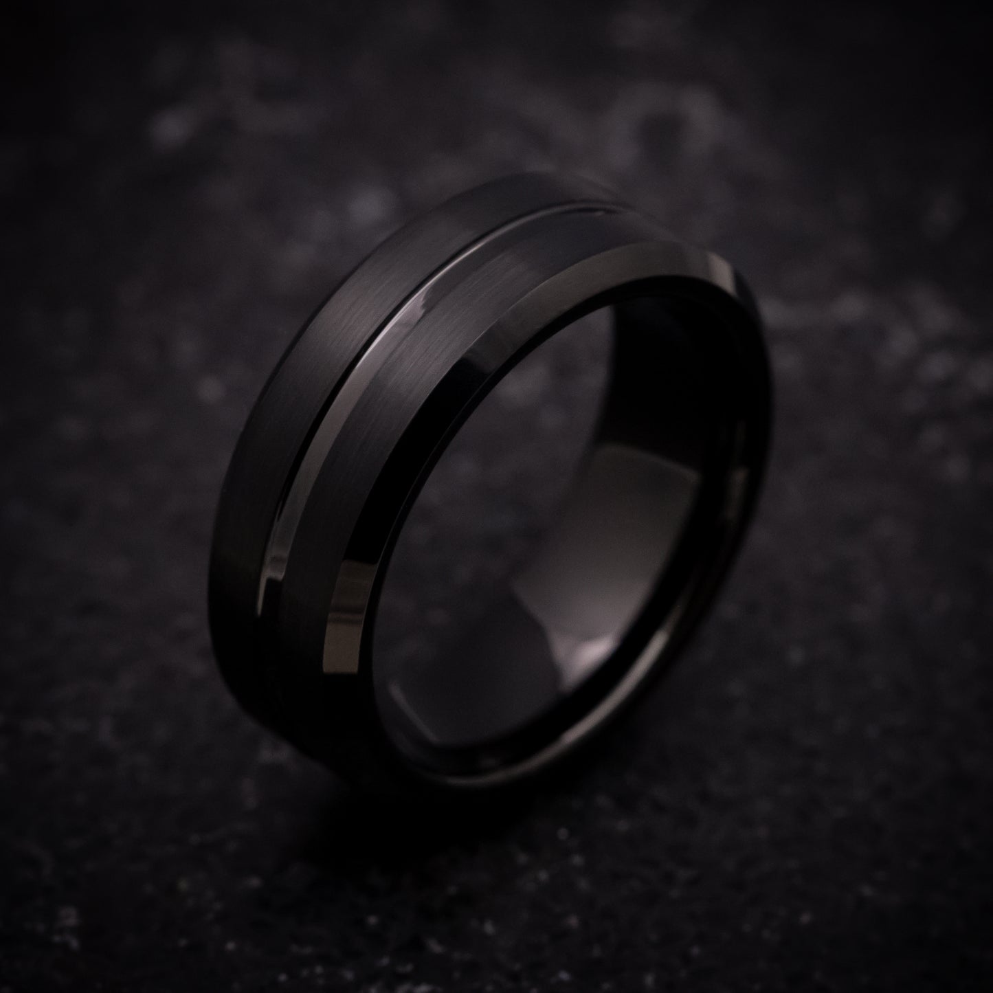 Black Tungsten Ring