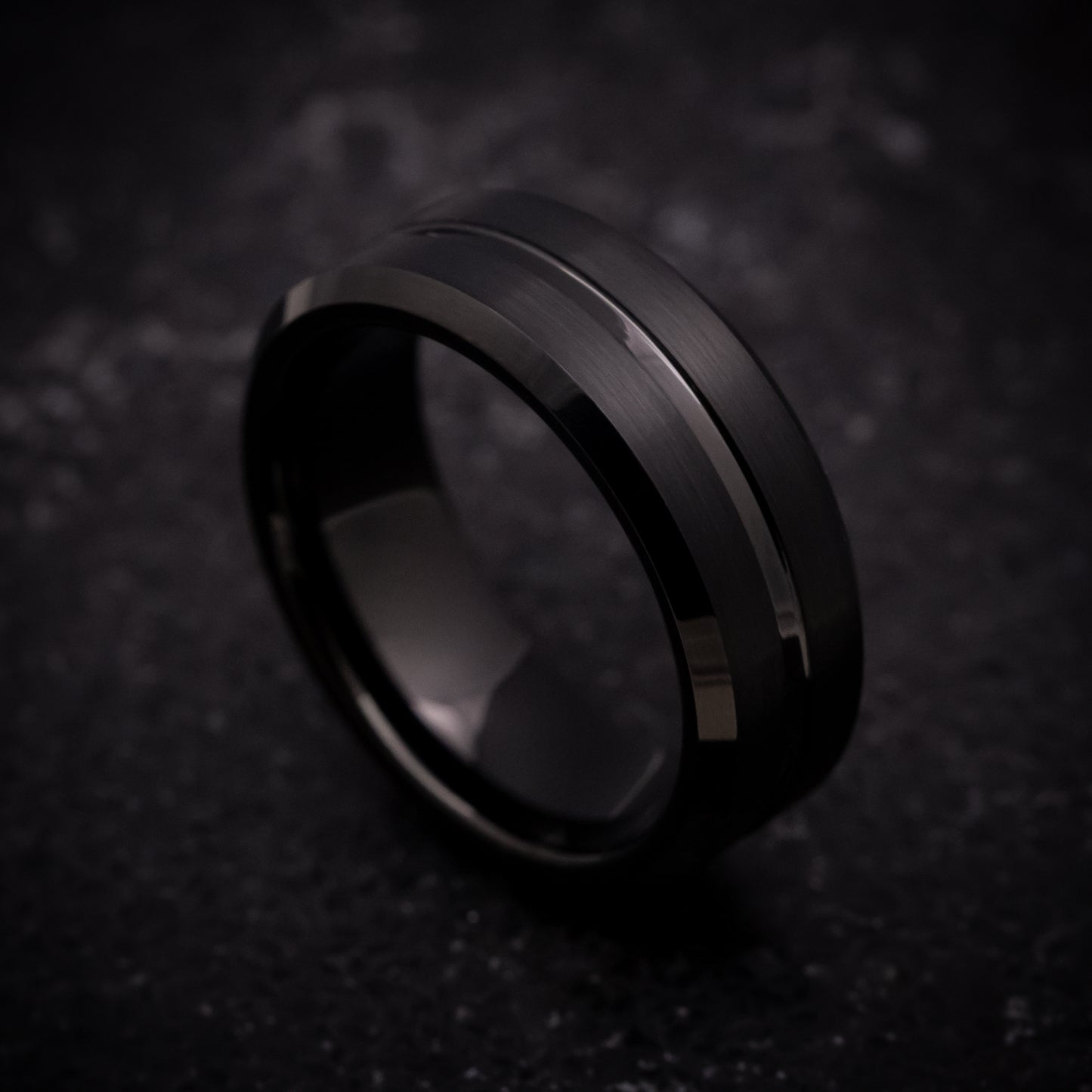 Black Tungsten Ring