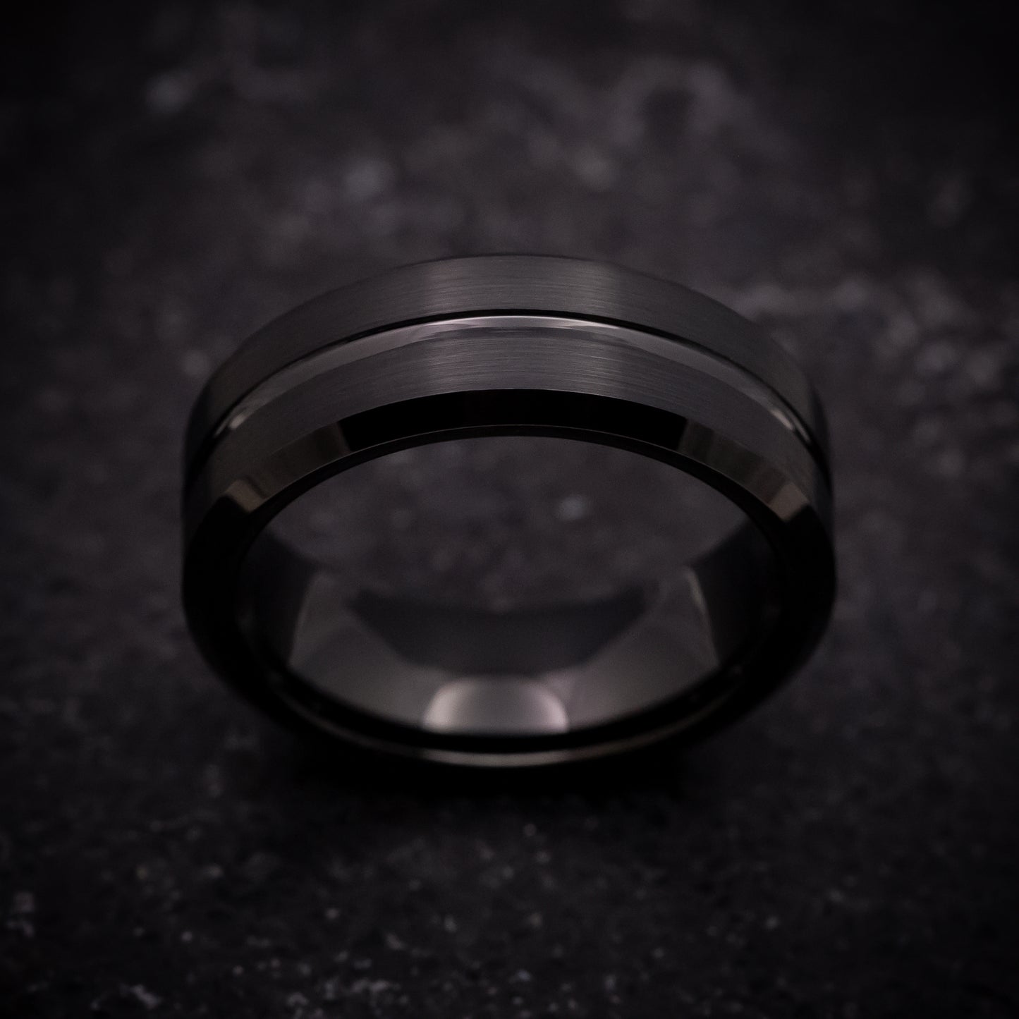 Black Tungsten Ring