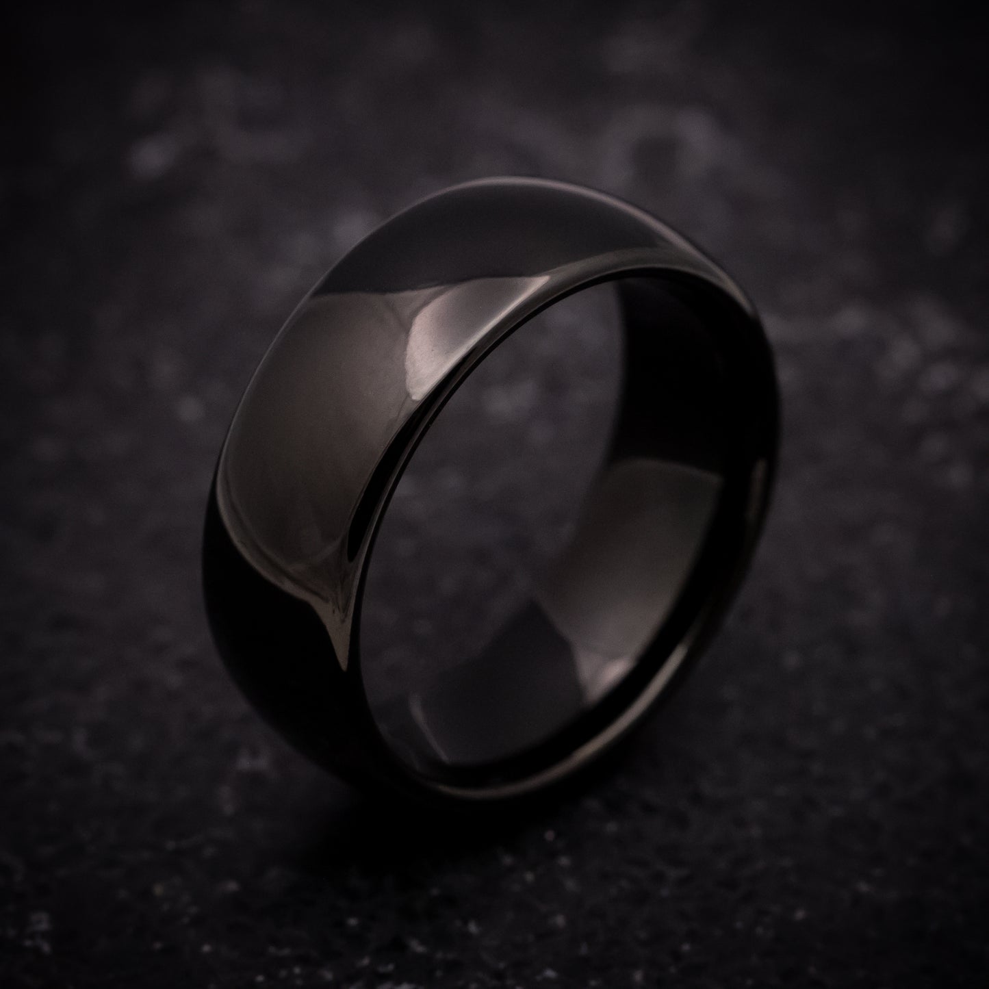 Black Tungsten Ring