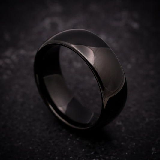 Black Tungsten Ring