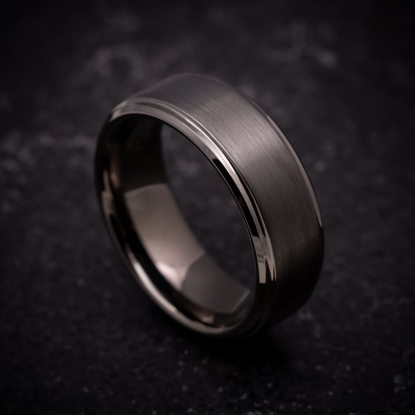 Gun Metal Tungsten Ring – Anthem Rings