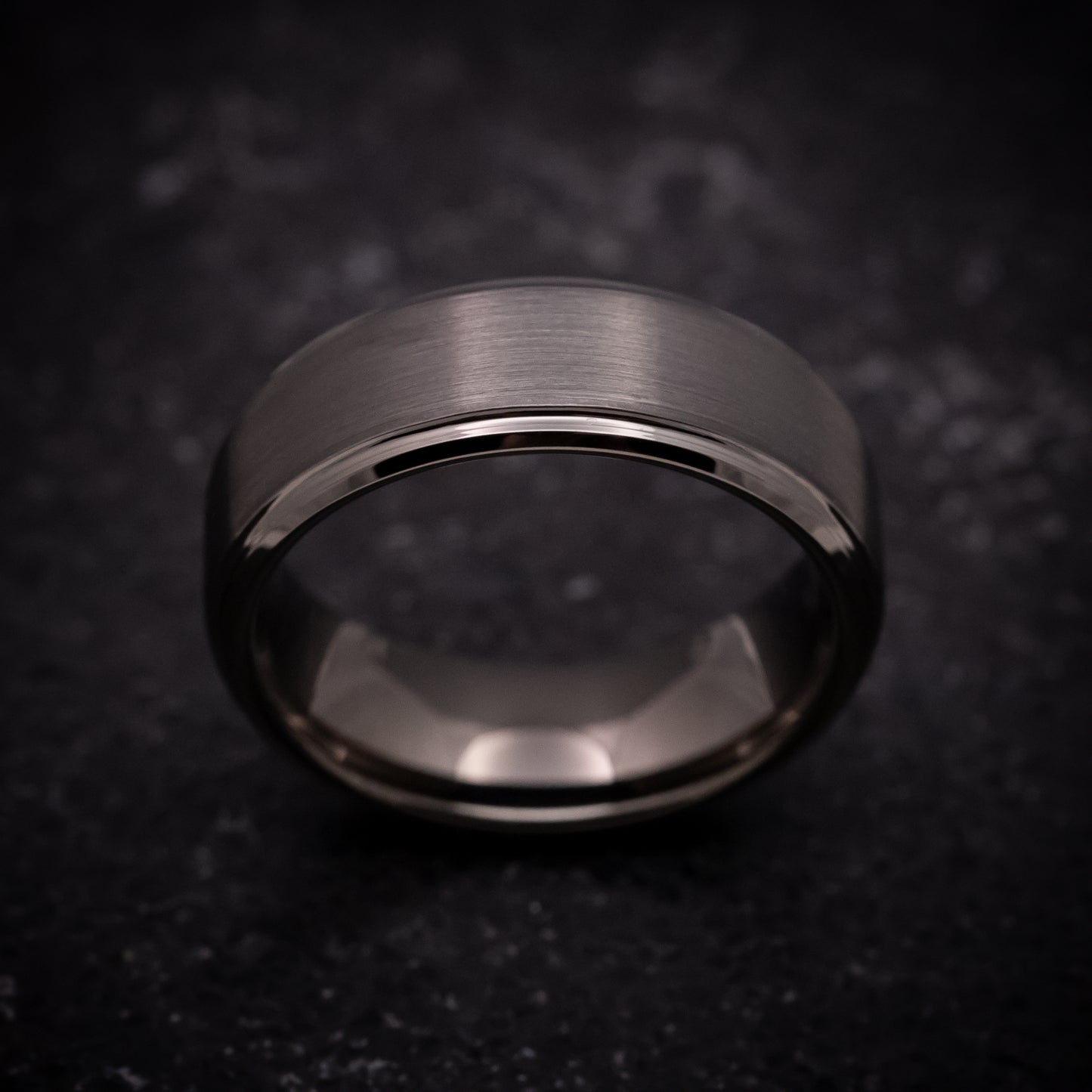 Gun Metal Tungsten Ring