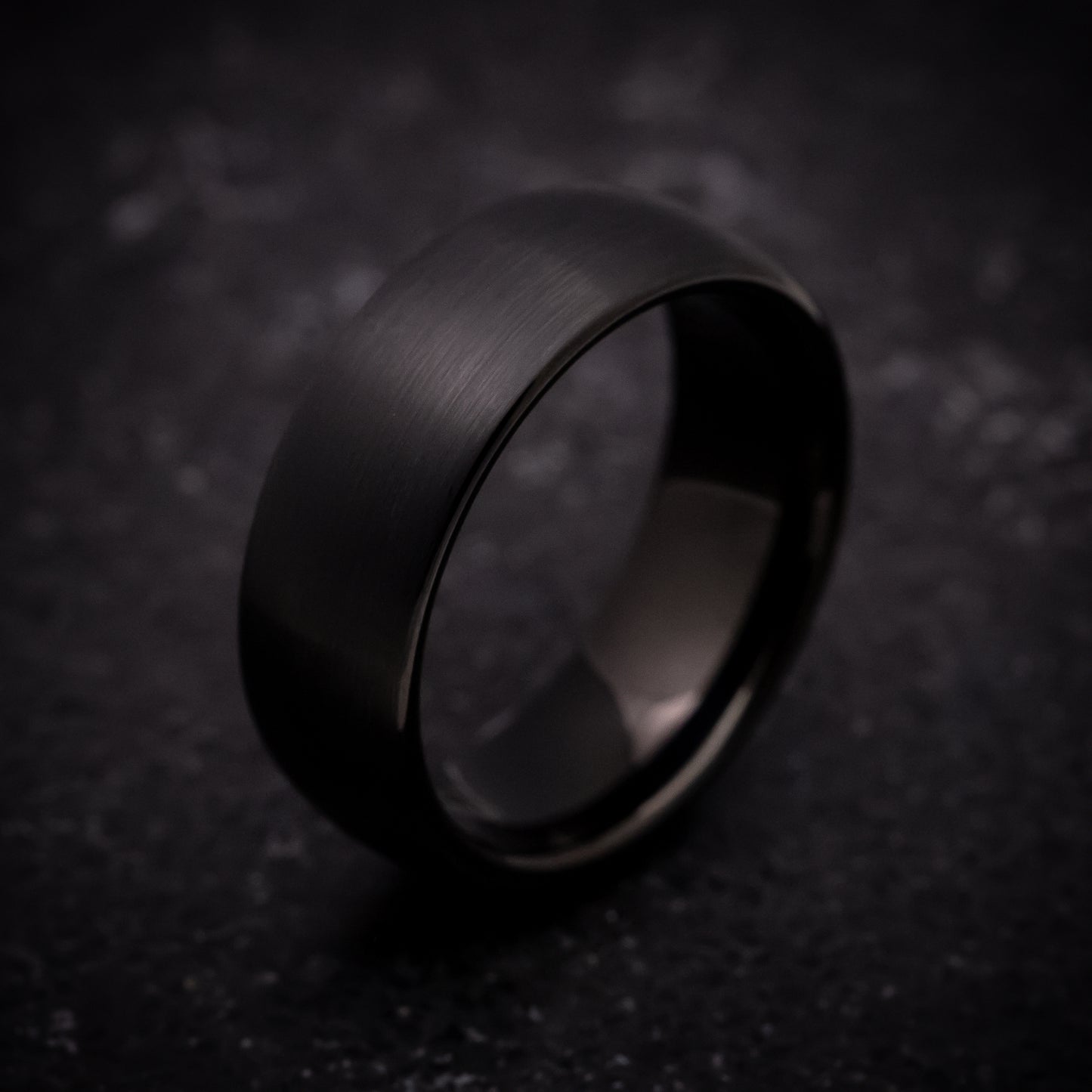 Black Tungsten Ring