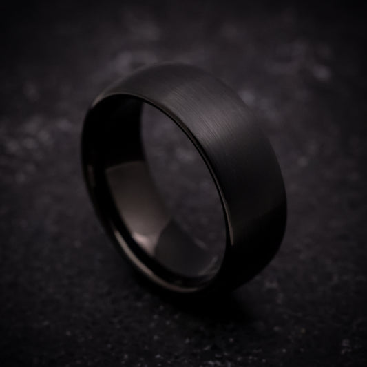 Black Tungsten Ring