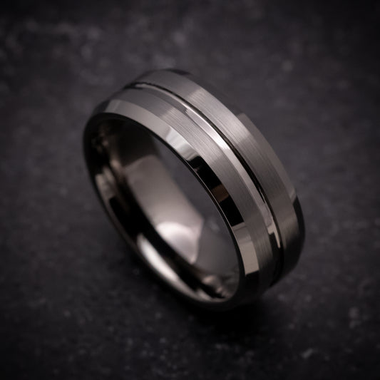 Tungsten Ring with Satin Finish